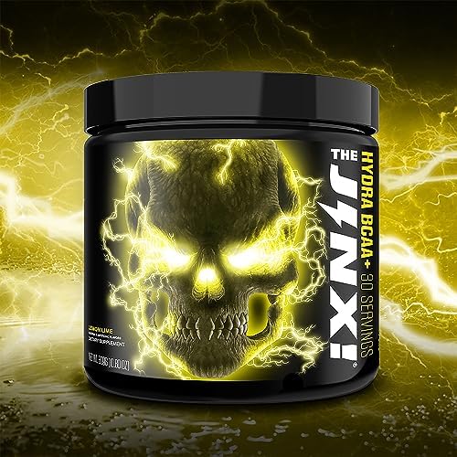 JNX SPORTS The Jinx! Hydra BCAA+ Post-Workout Recovery Drink (Lemon Lime, 30 Servings)