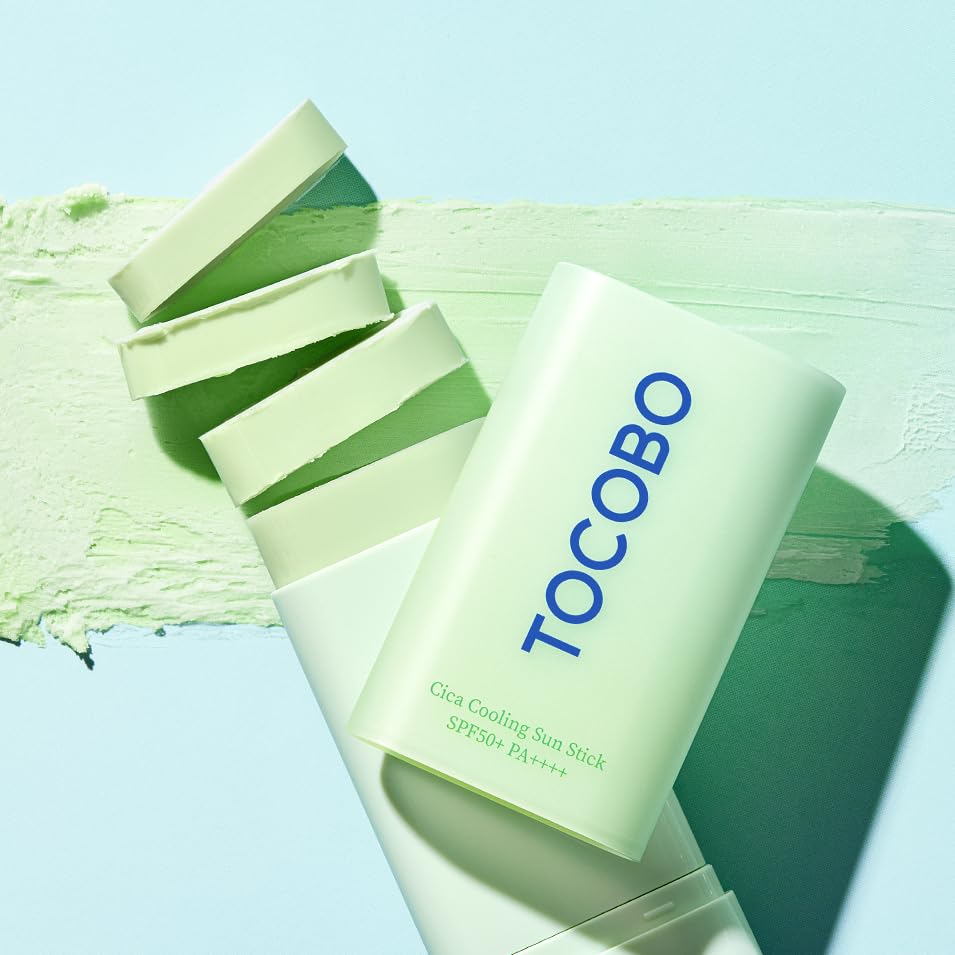 TOCOBO Cica Cooling Sun Stick SPF50+ - Fermented Cica, Light Moisturizer