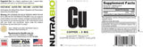 NutraBio Copper Chelate: Boost Immunity with 3mg Copper (90 Capsules)