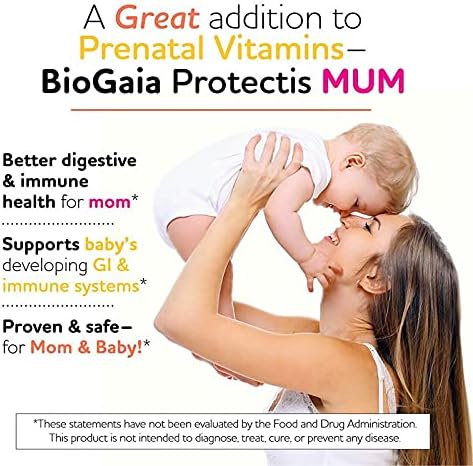 BioGaia Protectis Mum - Prenatal Probiotic for Mom & Baby's Digestive & Immune Health