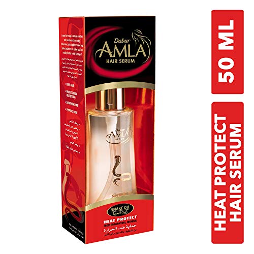 Dabur Amla Snake Oil Hair Serum for Smooth, Soft & Heat Protected Hair - 50ml