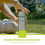 Royalford Stainless Steel Thermos Flask with Cup - 750ml (Hot & Cold)