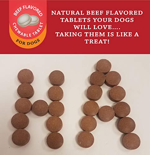 Hyalogic Pro Advanced HyaFlex for Dogs - Joint Support Wafers (30 Beef Flavored Tablets)