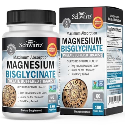BioSchwartz Maximum Absorption Magnesium Bisglycinate - 160 Mini-Capsules