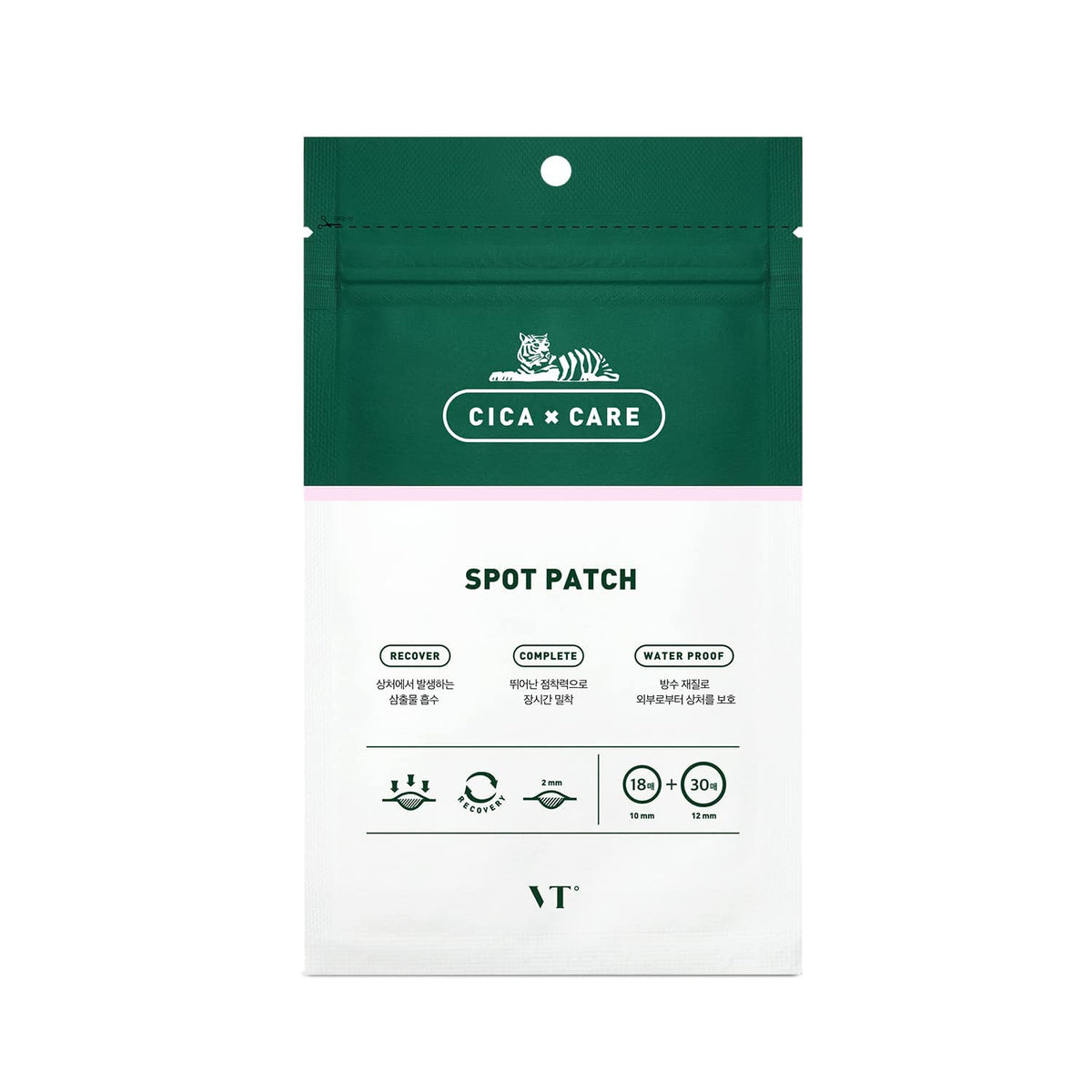 VT Cosmetics Cica Care Waterproof Translucent Spot Patches (72 Count)