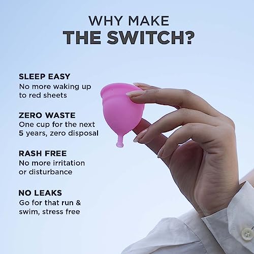 Pee Safe Reusable Medium Menstrual Cup - Eco-Friendly Period Protection
