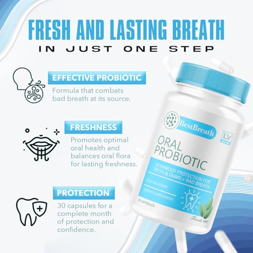 LIVORKA Best Breath Oral Probiotic - Advanced Breath Freshening Pills (1 Pack)