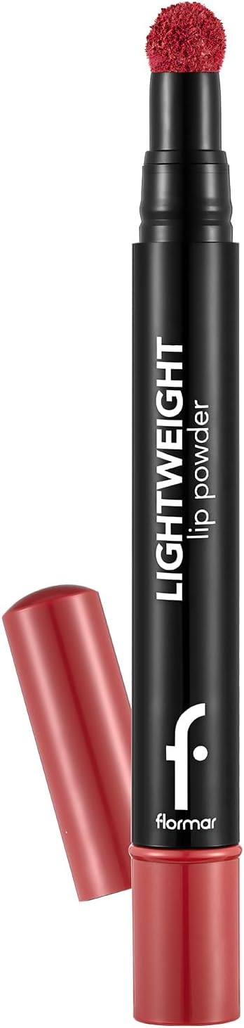 Flormar Lightweight Lip Powder 08 Essential - Velvety Matte, Long-Lasting