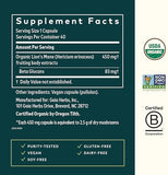Gaia Herbs Lions Mane Mushroom Supplement (40 Capsules)
