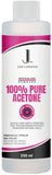 JAN LONDON 100% Pure Acetone Nail Polish Remover - Professional Strength for Gel & Acrylic Nails (250ml)