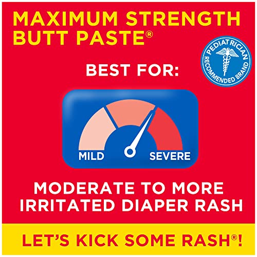Boudreaux's Butt Paste Maximum Strength Diaper Rash Ointment - 4 Oz