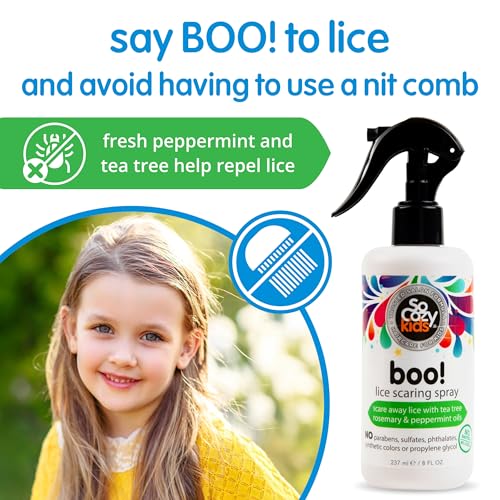 Kids Lice Scare Spray - Tea Tree Rosemary Peppermint, 8 fl oz