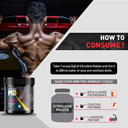 MuscleBlaze Citrulline Malate Powder 100g | Endurance & Muscle Pump Support