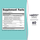 Nutricost Probiotic for Women 60 Billion CFU - 60 Capsules | Digestive & Urinary Health with Cranberry & Uva Ursi