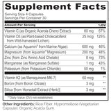 NATURELO Bone Strength - Plant-Based Calcium, Magnesium, Potassium, Vitamin D3, C, K2 - GMO, Soy, Gluten Free - 120 Vegetarian Capsules