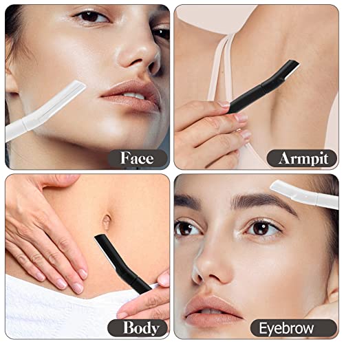 Excefore Dermaplane Facial Razors - 8 Count - Peach Fuzz & Eyebrow Hair Removal