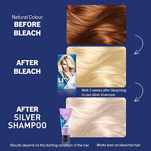 LIVE Schwarzkopf Silver Shampoo for Icy Blondes 200ml