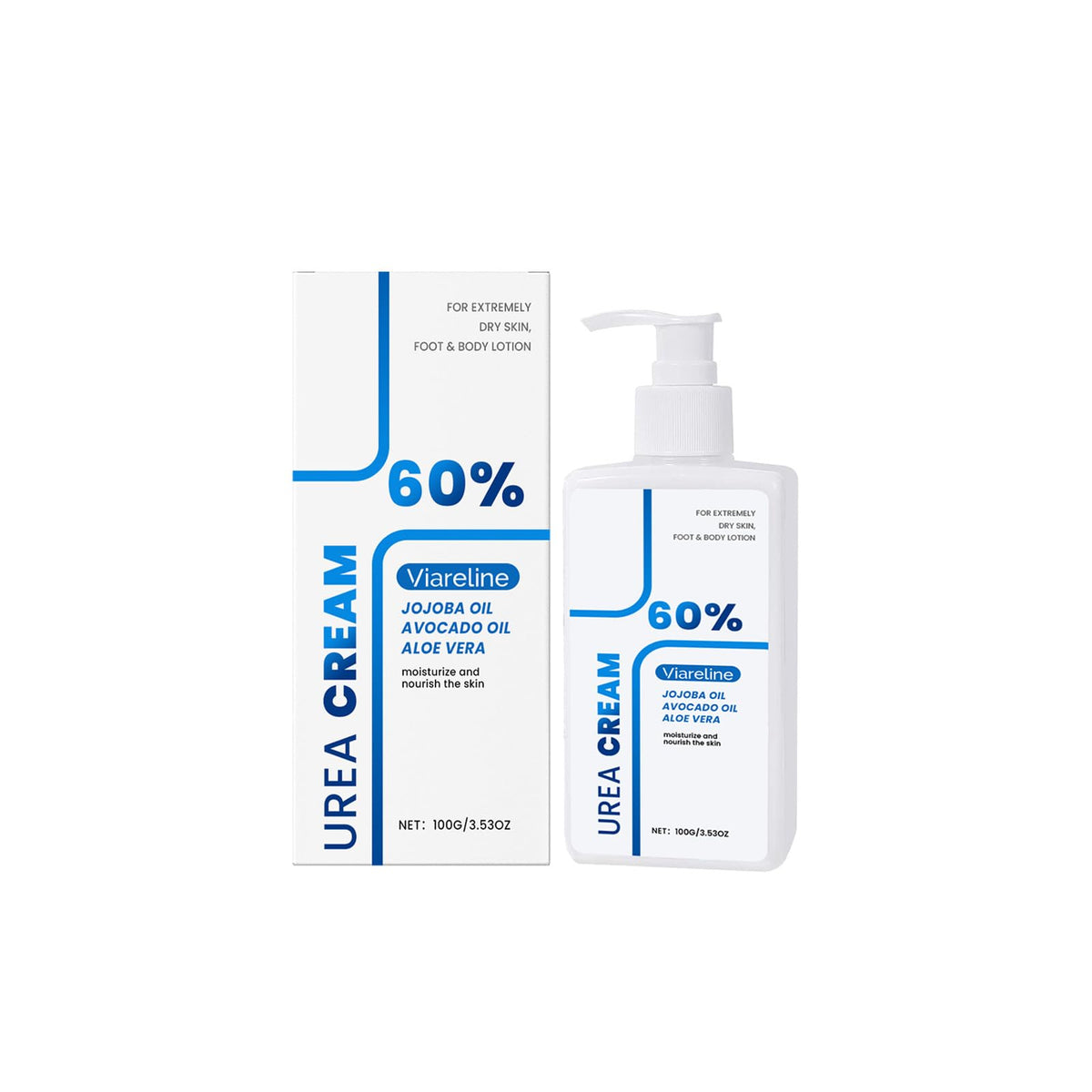 Urea Cream 60% Intensive Repair Treatment for Dry, Cracked Skin