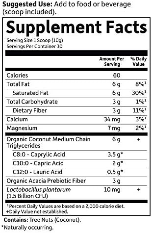 Garden of Life Keto Organic MCT Powder - Boost Your Energy Naturally