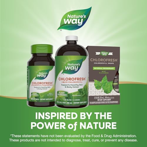 Nature's Way Chlorofresh, Liquid Chlorophyll, Mint Flavored 473.2ml