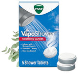 Vicks VapoShower Tablets - Eucalyptus & Menthol Aromatherapy (5 Count)