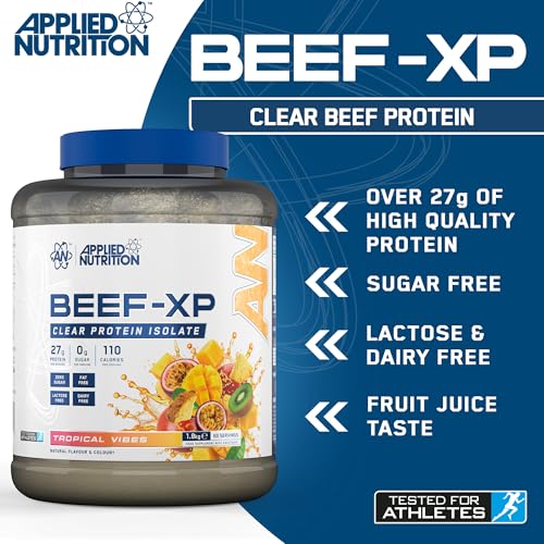 Applied Nutrition Beef XP Clear Hydrolyzed Protein Isolate - Tropical Vibes 1.8kg
