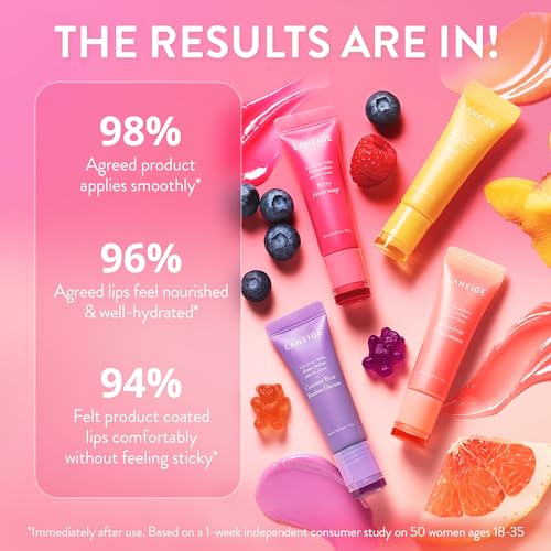 LANEIGE Lip Glowy Balm - Peach: Sheer Hydration & Color