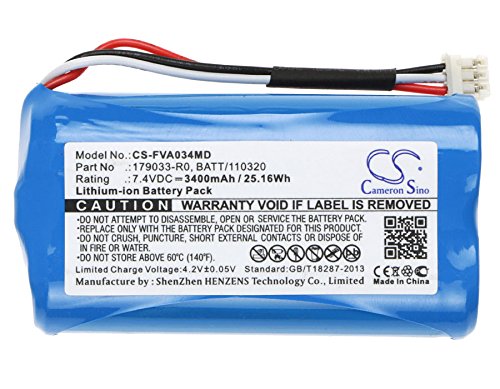 High Capacity 3400mAh Replacement Battery for Fresenius Volumat Agilia D & Link4 Infusion Pumps