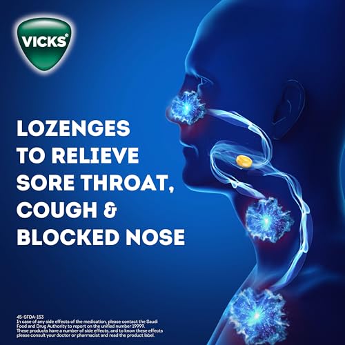 Vicks Vapo Drops Cough, Nose & Throat Lozenges - Berry Menthol 36 Count
