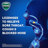 Vicks VapoDrops Cough & Sore Throat Lozenges - Berry Menthol (16 Count)