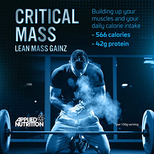 Applied Nutrition Critical Mass Professional Weight Gainer Protein Powder - High Calorie Lean Mass Builder, Chocolate Flavor