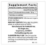 ProHealth Longevity NMN Pro 500 Enhanced Absorption - Uthever Brand NMN for NAD+ Boost - 60 Capsules