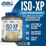 Applied Nutrition ISO XP Whey Isolate – Pure Whey Protein Isolate Powder with Glutamine & BCAAs – 1.8kg, 72 Servings, Vanilla