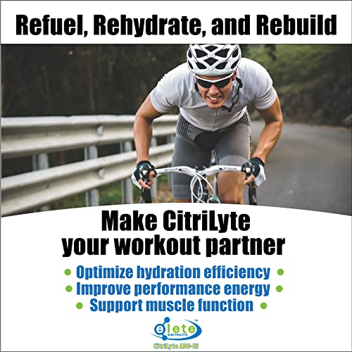 elete CitriLyte Electrolyte Drops | Natural Hydration with Sodium, Magnesium, Potassium | Lemon Flavor | Leg & Muscle Cramp Relief | 8.3 oz