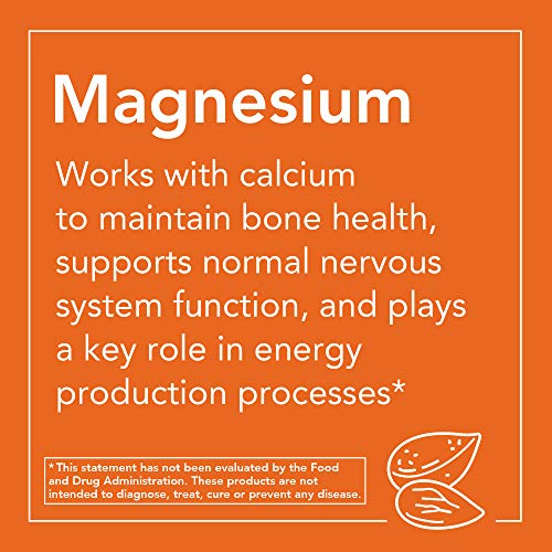 NOW Magnesium Citrate 200mg - 100 Tablets - High Absorption Magnesium Supplement