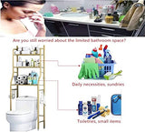 3-Tier Over-the-Toilet Storage Rack - Bathroom Space Saver Shelf Organizer
