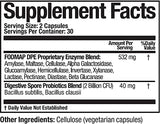 Arthur Andrew Medical FODMAP DPE Probiotic Enzyme Supplement for FODMAP Intolerance - 60 Capsules Vegan Non-GMO