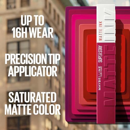 Maybelline New York Superstay Matte Ink 20 Pioneer - Long-Lasting Liquid Lipstick