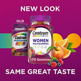 Centrum, Women Multigummies, Assorted Natural Fruit , 170 Gummies
