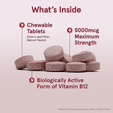 Jarrow Formulas Methyl B-12 Lozenges - 5000 mcg, Cherry Flavor, 60 Count - Energy & Metabolism