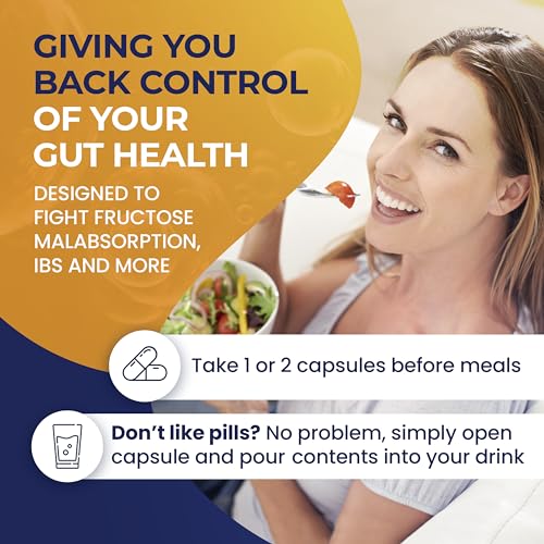 EAT Anything Rx Digestive Enzymes: Fructose & Lactose Malabsorption Support