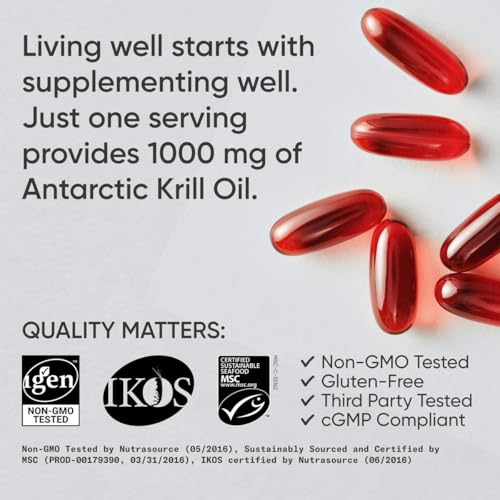 Sports Research Antarctic Krill Oil with Astaxanthin: Omega-3 Support