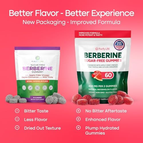 Keto Berberine Complex Gummies (Sugar-Free) with Ceylon Cinnamon, Milk Thistle, ACV [AMPK Metabolic Activator] Berberine Supplement for Metabolism, Energy, Gut Health, Fasting & Body Mass Control