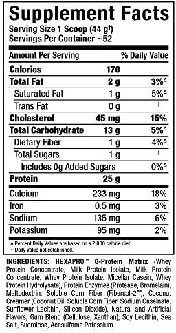 ALLMAX, Hexapro™, High-Protein Lean Meal, French Vanilla, 5 lbs (2.27 kg)