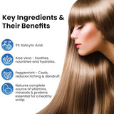 Dermasolve Psoriasis & Dandruff Shampoo + Conditioner - 8.0 oz for Itchy, Flaky Skin