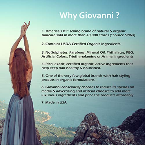 Giovanni Moisturizing Keratin Hair Gel | Eco-Styling for All Hair Types