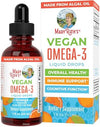 MaryRuth Organics قطرات أوميغا-3 نباتية سائلة (برتقال، ٣٠ مل) - صحة القلب والدماغ