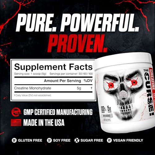 JNX Sports The Curse!® Creatine Powder - Unflavored, 10.6 oz (300 g)