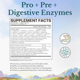 Vitalitown Probiotics 120 Billion CFUs 36 Strains with Prebiotics & Digestive Enzymes 60 Veg Caps