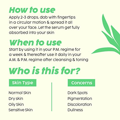 PLIX The Plant Fix 2% Alpha Arbutin & 10% Niacinamide Face Serum (30ml) | Dark Spot Removal